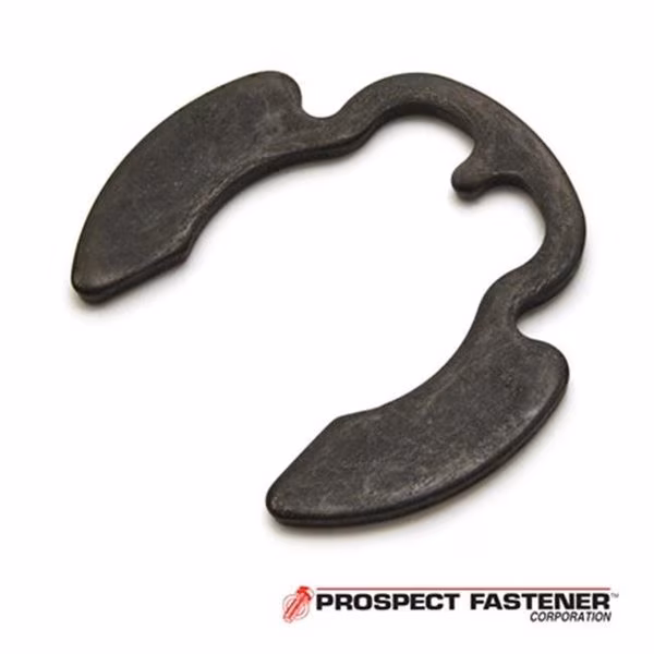 External Retaining Ring, Steel Black Phosphate Finish, 2 in Shaft Dia, Rotor Clip, Mfr#: PO-200ST PA